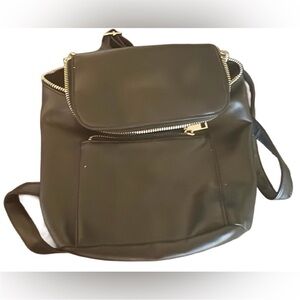 Sleek Black Convertible Backpack